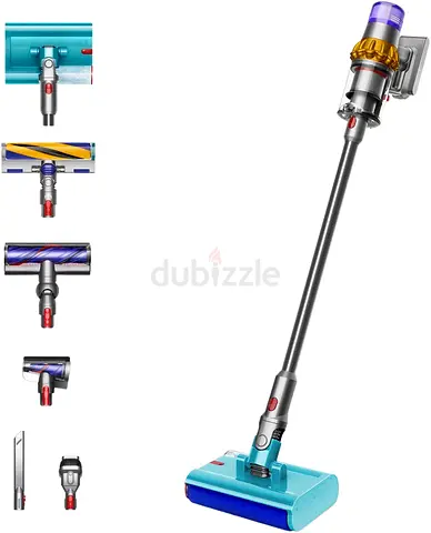 Cordless Stick Vacuum with Multiple Heads — Light Blue, Like New