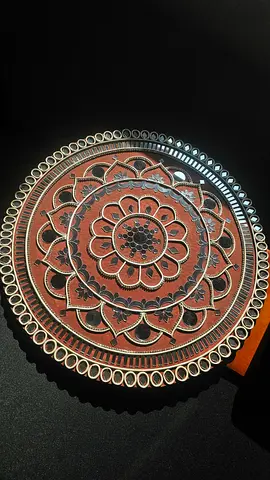 Handcrafted Decorative Round Wall  Carved Mandala