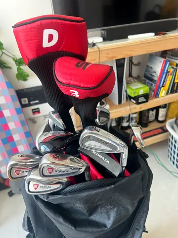 Strata Complete Golf Club Set with Carry Bag - Good Condition