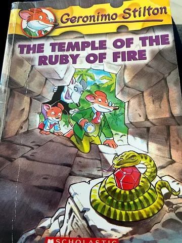 Geronimo Stilton The Temple of the Ruby of Fire Book