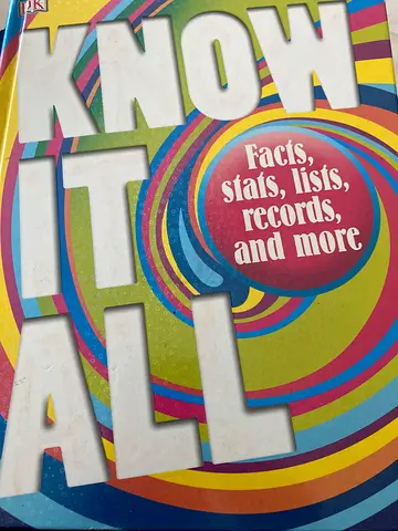 Know It All Facts Stats Lists and Records Book