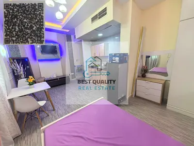 🌍 Furnished Studio for Monthly Rent in Ajman Corniche – All Bills Included 🔥