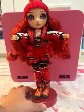 Rainbow high fashion doll in racing outfit (used)