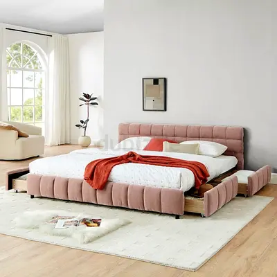 Super king size Brand New Fully Custom Made Drawers Bedframe