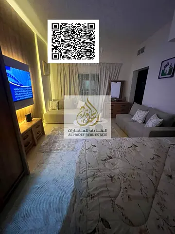 الآن للإيجار الشهري – استوديو أول ساكن في الجرف 2 عجمان | مقابل سيتي سنتر عجمان مباشرة**  فرصة مميزة جداً للسكن في استوديو أول ساكن بمنطقة الجرف 2 ب