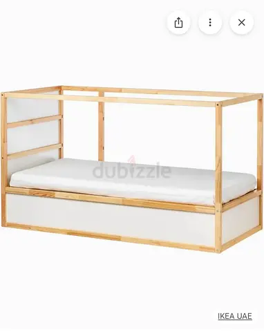 IKEA KURA Reversible Bed with mattress