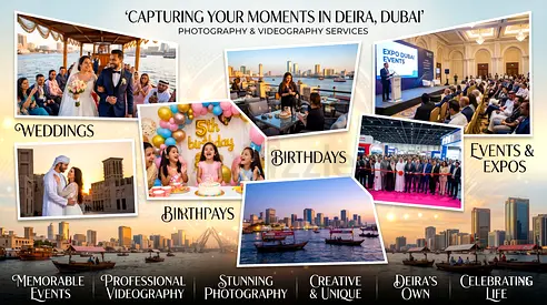 🚀 Deira Photography  Videography Services | Professional Content Creation for Shops, Businesses