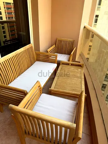 HOME CENTER 4-Seater Outdoor Lounge Set with Table