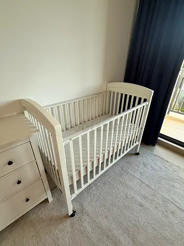 Baby cot, baby bed with mattress