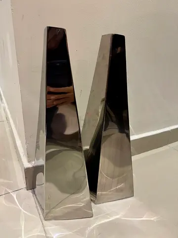 Dwell steel vases