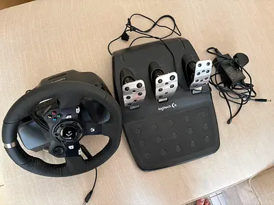 MOVING SALE! Logitech G920 Racing Wheel, Pedals (Xbox / PC) - STAND NOT INCLUDED