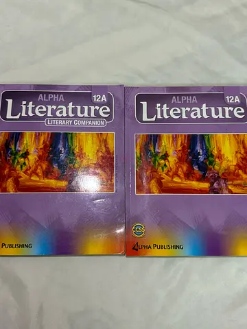 Alpha Literature 12A (Literary Companion) - Two set