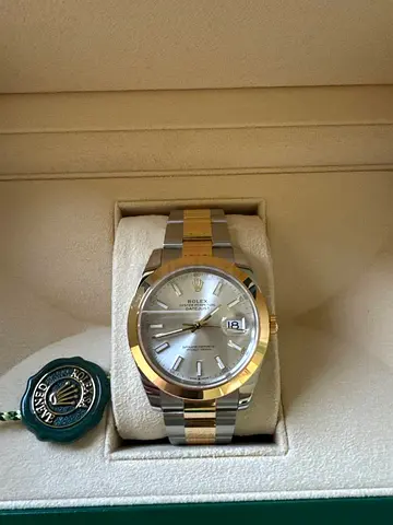 Rolex Oyster Perpetual Datejust Two-Tone Men’s Watch (41 mm) — Brand New