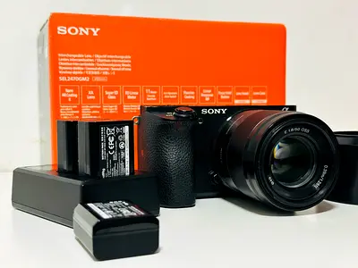 Sony A6500 Camera + Sony 50mm f/1.8 lens + 3batteries  charger all perfectly maintained