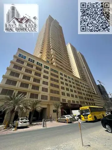✅ عنوان الإعلان: شقة غرفة وصالة جاهزة للسكن في برج لافندر | خدمات متكاملة | موقع مميز | فقط بـ 330,000 درهم