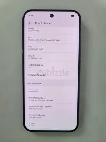 Google Pixel 9 pro XL 128 GB - Excellent Condition