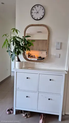 Ikea Rattan mirror