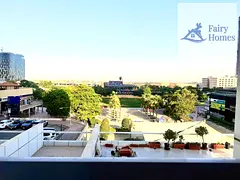 Furnished 1 Bedroom | Saba Tower 3 | Balcony with City &amp; Park Views