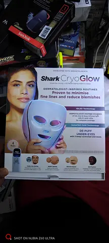 Shark CryoGlow LED Facial Mask - Brand New, Unused
