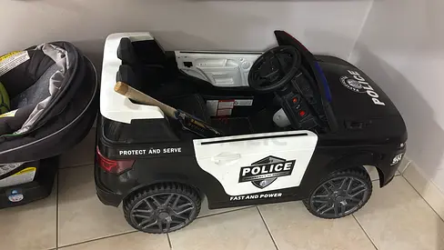 Kids police car