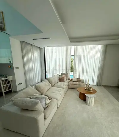 Same like new condition marina home luscious sofa with footstool
