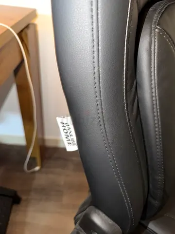 Danube Home Black Leather Office/Desk Chair - Good Condition