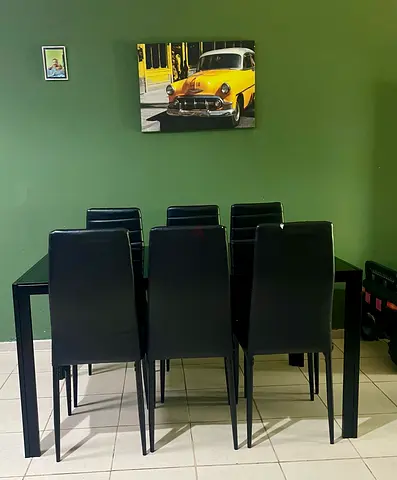 Dining table with 6 seater