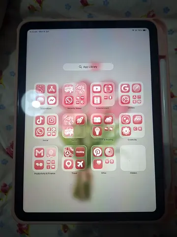 iPad (Apple) in protective case with pen  - good condition