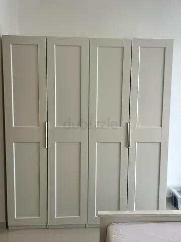 IKEA 6 door Wardrobe - White, Good Condition