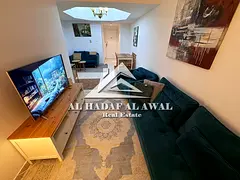One-bedroom apartment for monthly rent in Al Khan area with free internet