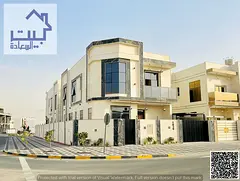 Own the ideal life, vibrant Ajman, corner villa, spacious, prime location, at a special price, freeh