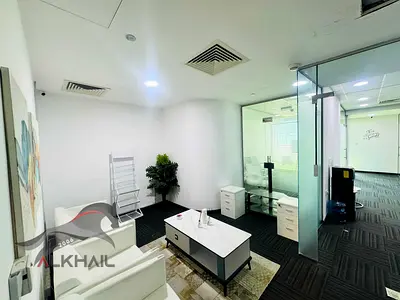 High Floor | Fully Furnished & Upgraded Office | Business Bay & Downtown Views
