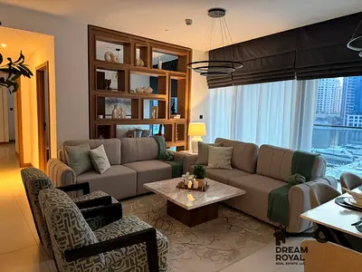 Spacious 2BR + Study | Balcony w/ Full Marina view