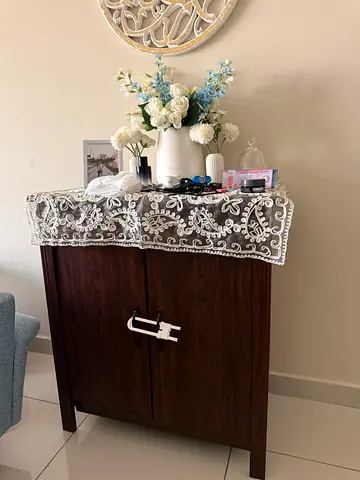 3 shelves dining wooden cabinet