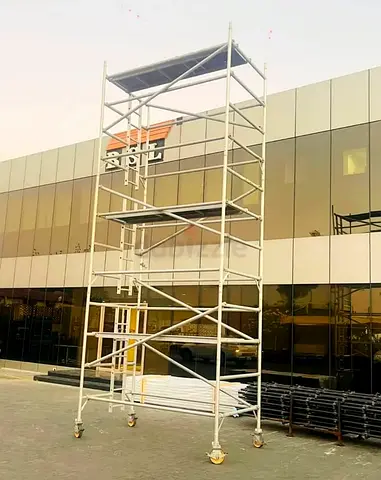 Aluminum mobile scaffolding new and used for sale