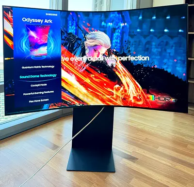 Samsung Odyssey Ark 55 Curved Gaming Monitor - Excellent Condition