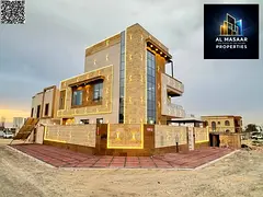 Corner villa, two floors and a rooftop with a swimming pool, high-end finishing. Price includes elec