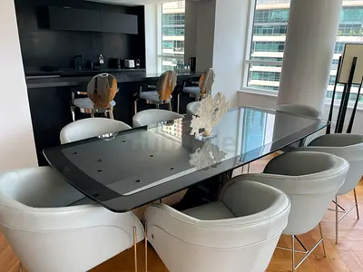 Selling Premium Quality luxury Koila Living Luxury Dining table with Eight chairs is available