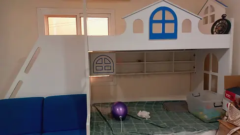 Kids double decor bed with mattress