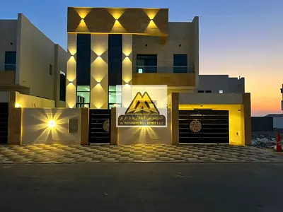 فيلا 5 غرف قريب علي دبي والشارقه علي شارع الشيح محمد بن زايد