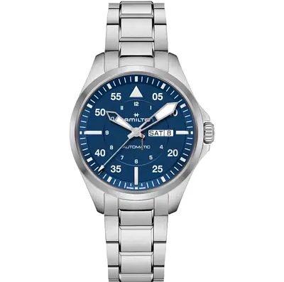 Hamilton Watch - Khaki Aviation Pilot Day Date Auto — Ref. H64635140