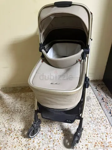 Silver Cross 3-in-1 Luxury Pram/Stroller with Bassinet - Good Condition