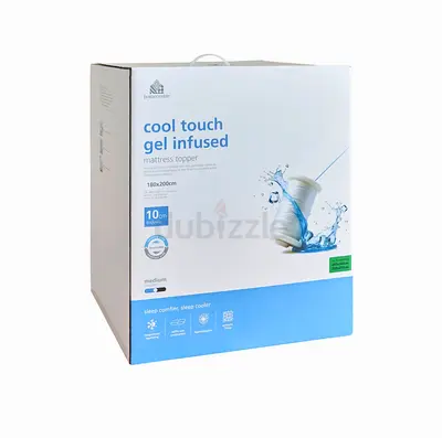 Home Centre Cool Touch Gel Infused Mattress Topper 180x200cm