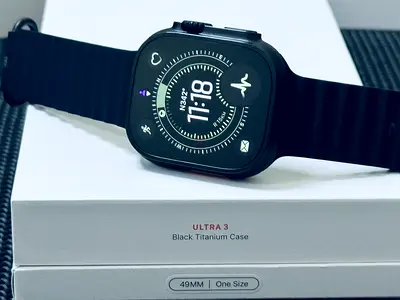 Under 8 Months Warranty, Apple⌚️Ultra 3, Black Cellular+GPS, Full Box Packing, Neat  Clean, B.H100%