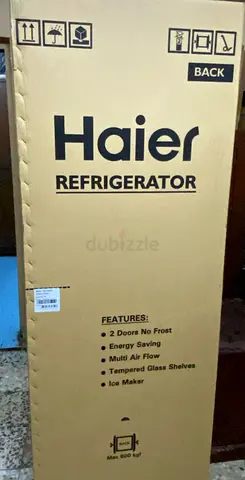 Haier 2-Door Refrigerator - Good Condition, Energy Efficient