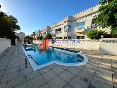 NEAR CANAL 4BR+MAID PRIVATE GARDEN SHARED POOL COMPOUND VILLA