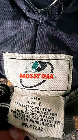 Mossy Oak Camo Jacket - Size L