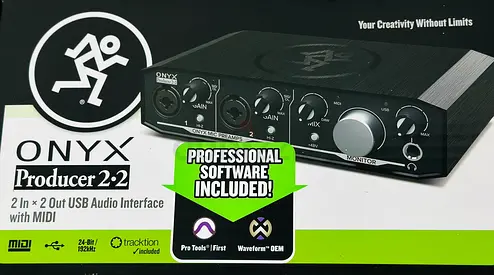 Mackie Onyx Producer 2.2 Audio Interface with Midi