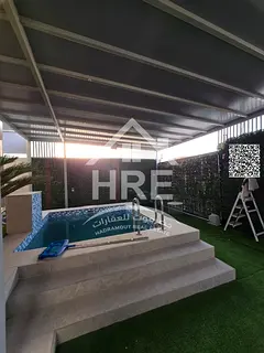 Furnished 3-room villa , pool, monthly rent Alzahy