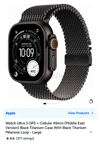 Apple ultra 3 black milesnes loop selaed tea